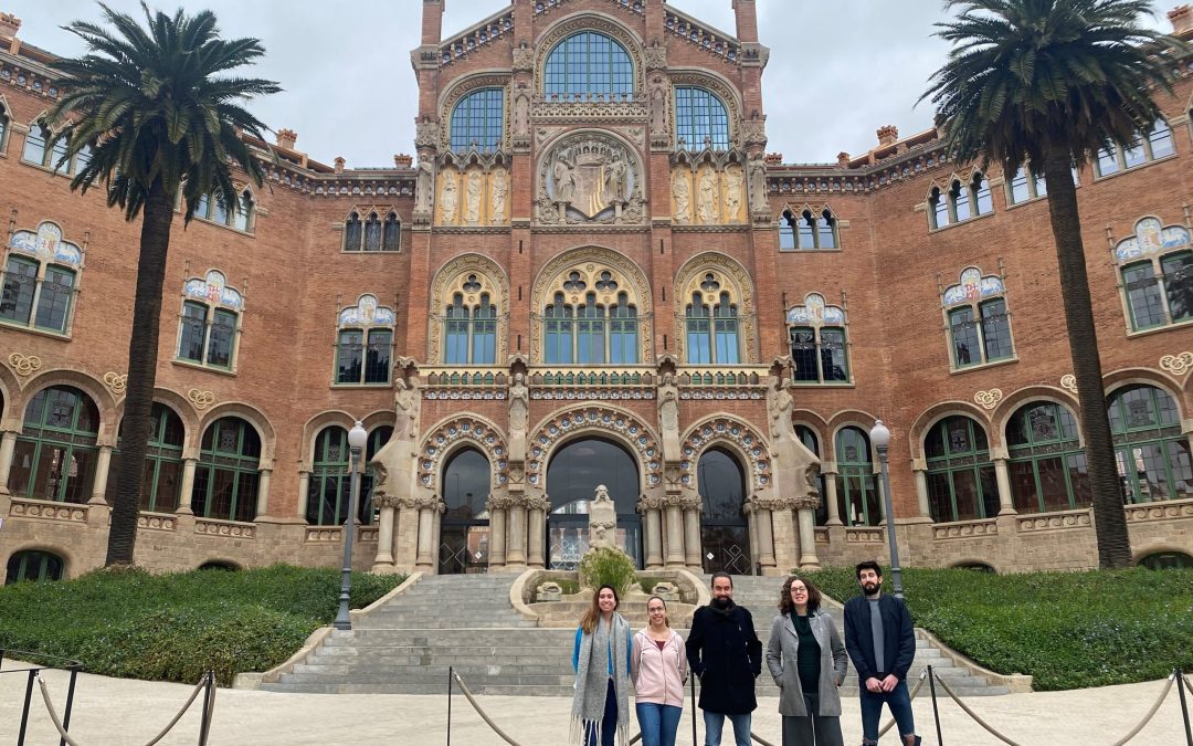Llegamos al Institut de Recerca – Hospital de la Santa Creu i Sant Pau