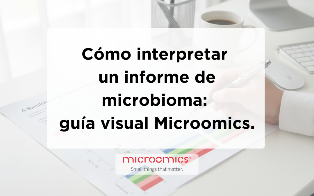 Cómo interpretar un informe de microbioma: guía visual Microomics
