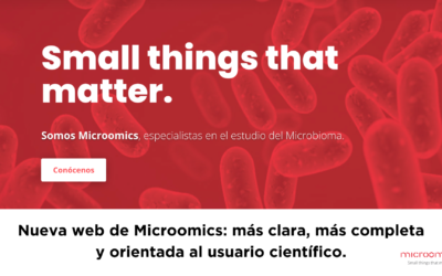 Nueva web de Microomics: más clara, más completa y orientada al usuario científico