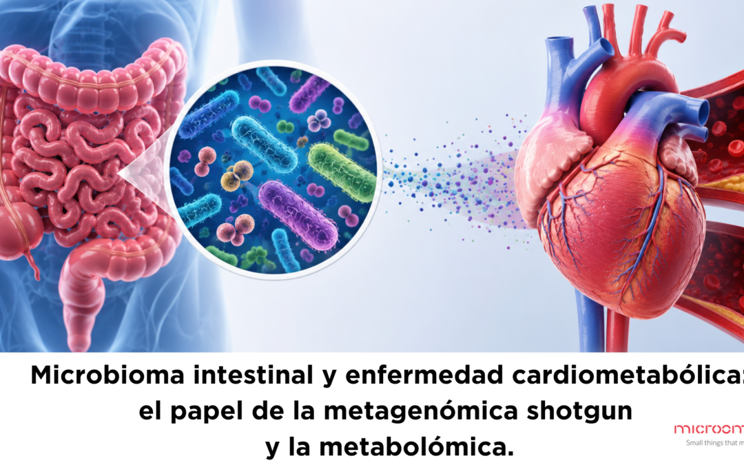 Microbioma intestinal y enfermedad cardiometabólica: el papel de la metagenómica shotgun y la metabolómica